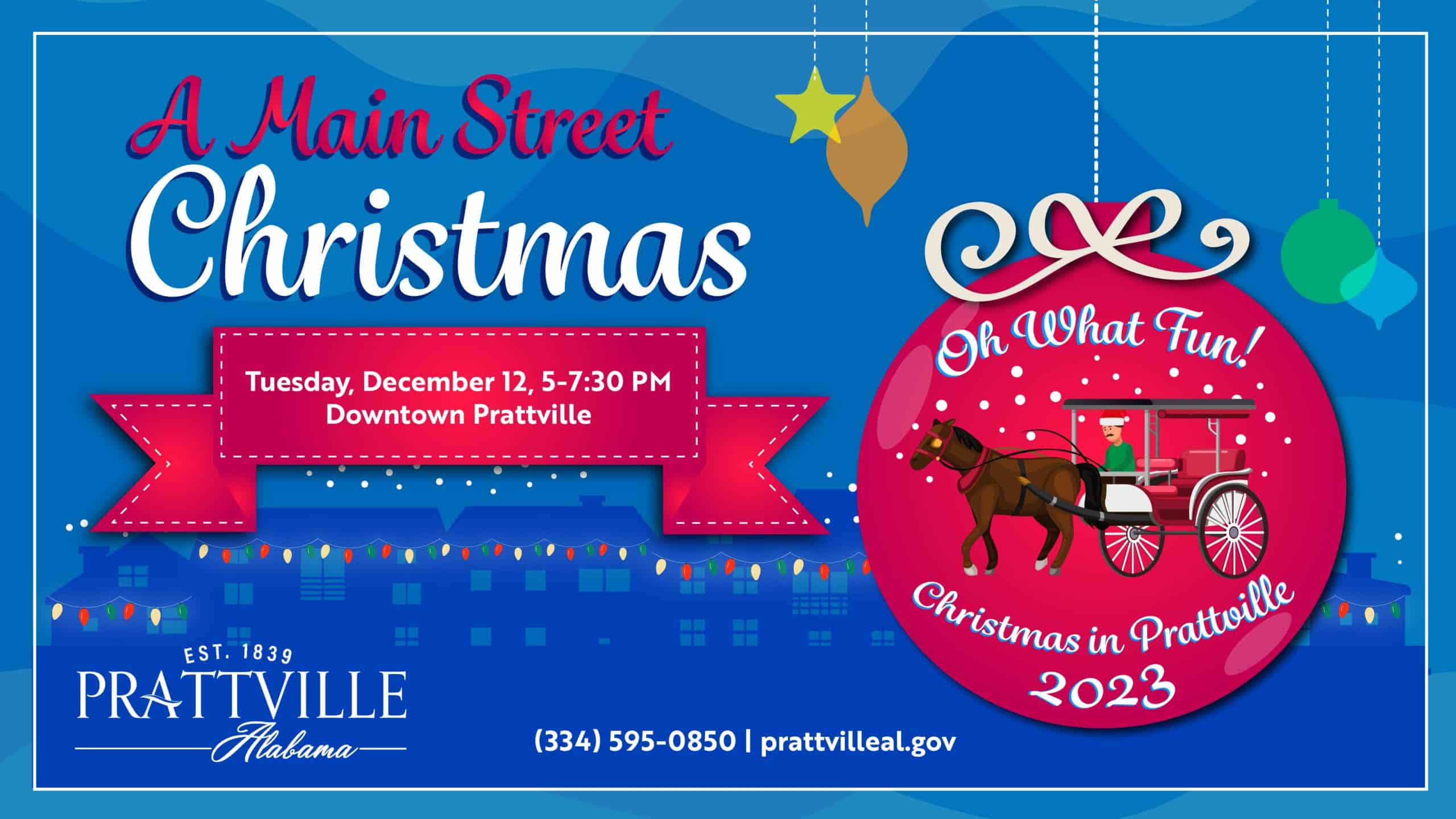 2023 Main Street Christmas in Prattville