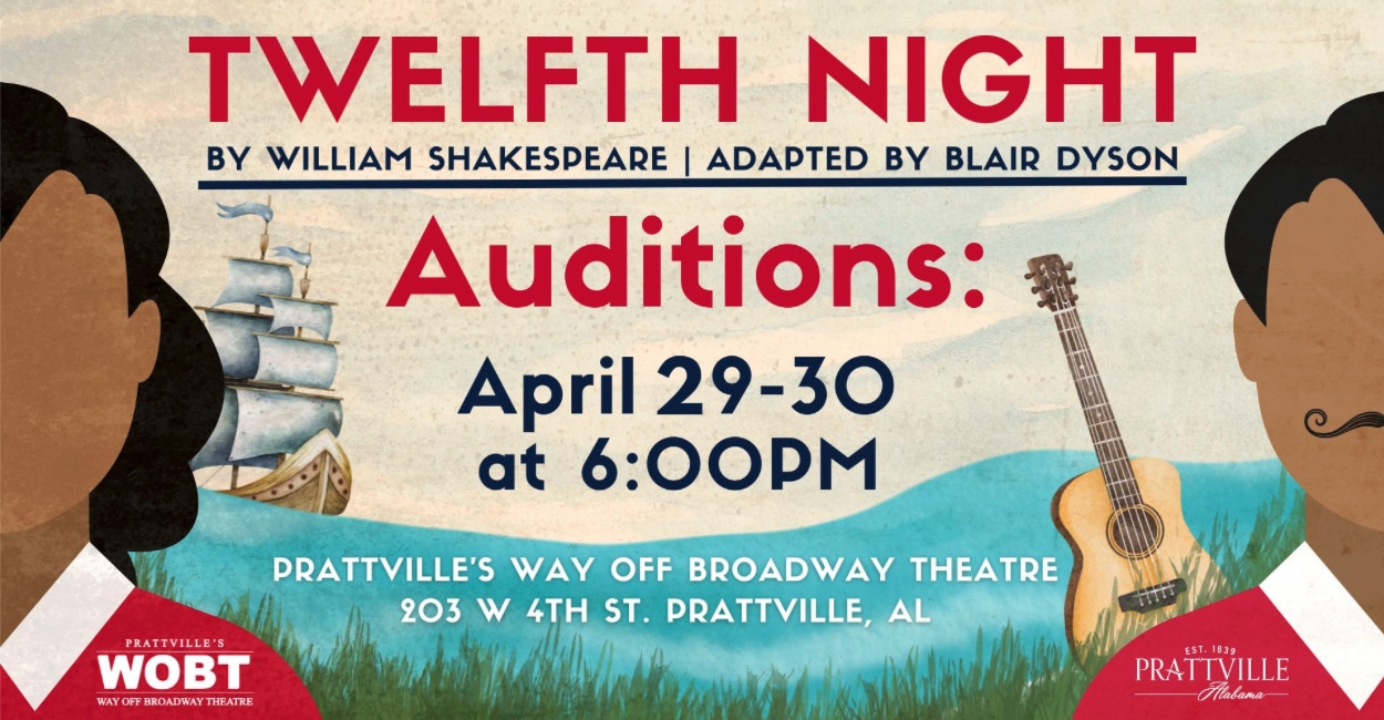 Way Off Broadway Theatre Twelfth Night Auditions