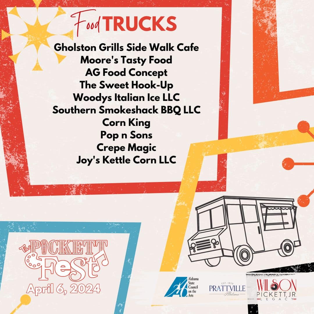 Pickett Fest Food Truck lineup